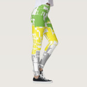 Leggings Drapeau de fierté lithromantique abstrait funky gé (Droite)