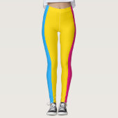 Leggings Drapeau de fierté Pansexual LGBTQ (Devant)