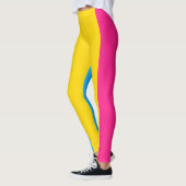 Leggings Drapeau de fierté Pansexual LGBTQ (Gauche)