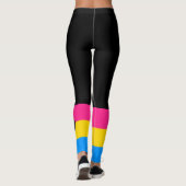 Leggings Drapeau de fierté pansexuelle (Dos)