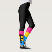 Leggings Drapeau de fierté pansexuelle (Droite)