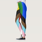 Leggings Drapeau de fierté Progress Pride de SlipperyJoe si (Gauche)