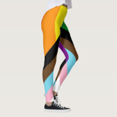 Leggings Drapeau de fierté Progress Pride de SlipperyJoe si (Droite)