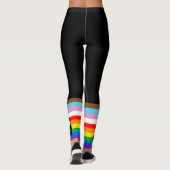 Leggings Drapeau de fierté progressiste LGBTQ+ Two-Spirit (Dos)