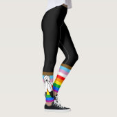 Leggings Drapeau de fierté progressiste LGBTQ+ Two-Spirit (Droite)