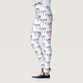 Leggings Drapeau de fierté trans Chai (Gauche)