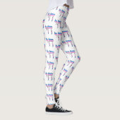 Leggings Drapeau de fierté trans Chai (Droite)