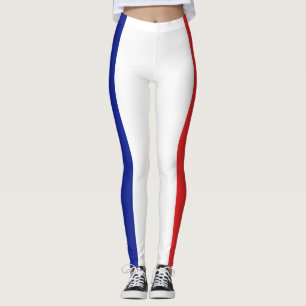 Leggings Drapeau de France Tricolore
