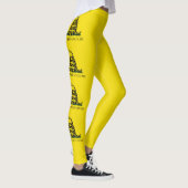 Leggings Drapeau de Gadsden (Ne pas me rouler dessus) (Drap (Droite)