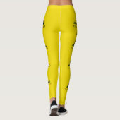 Leggings Drapeau de Gadsden (Ne pas me rouler dessus) (Drap (Dos)