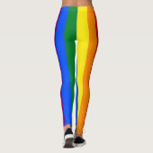 Leggings Drapeau de gay pride d'arc-en-ciel de LGBT (Dos)
