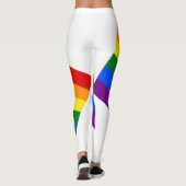 Leggings Drapeau de gay pride d'arc-en-ciel de LGBT (Dos)