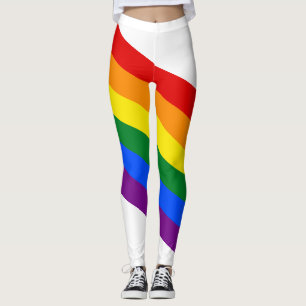 Leggings Drapeau de gay pride d'arc-en-ciel de LGBT
