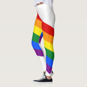 Leggings Drapeau de gay pride d'arc-en-ciel de LGBT (Gauche)