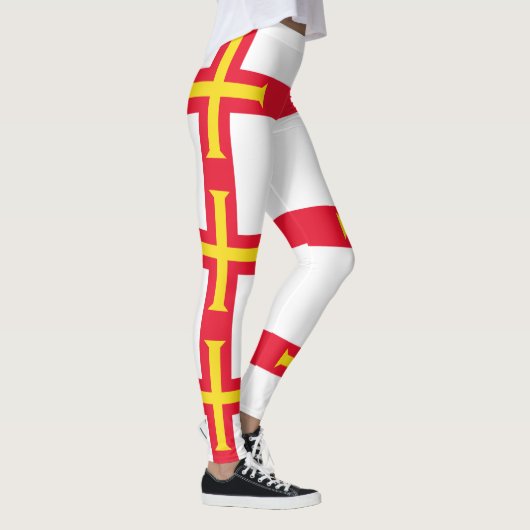 Leggings Drapeau de Guernesey (Droite)