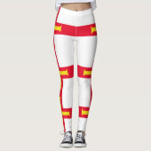 Leggings Drapeau de Guernesey (Devant)