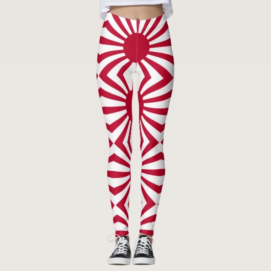 Leggings Drapeau de guerre impérial du Japon (Devant)