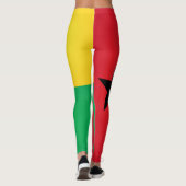 Leggings Drapeau de Guinée Bissau cool (Dos)