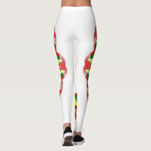 Leggings Drapeau de Guyana (Dos)
