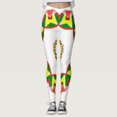 Leggings Drapeau de Guyana (Devant)