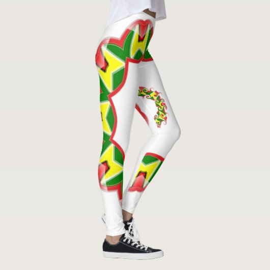 Leggings Drapeau de Guyana (Droite)