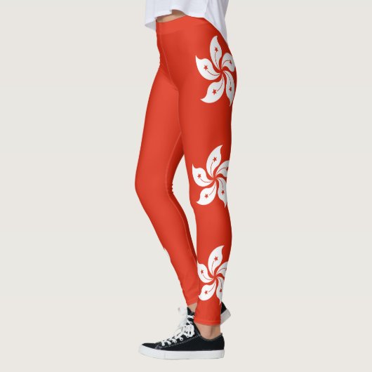 Leggings Drapeau de Hong Kong (Gauche)