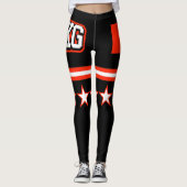Leggings Drapeau de Hong Kong (Devant)