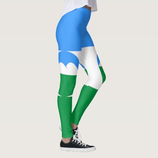 Leggings Drapeau de Kabardino Balkarie (Droite)