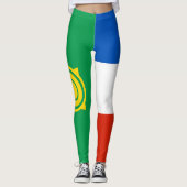 Leggings Drapeau de Khakassie (Devant)