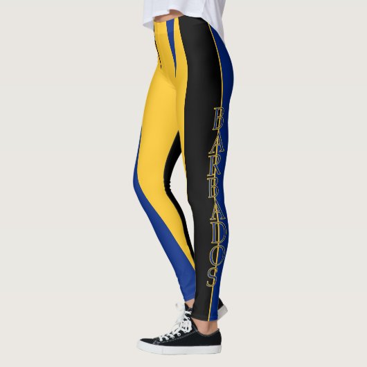 Leggings Drapeau de la Barbade (Gauche)