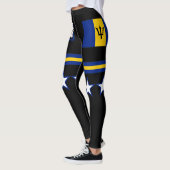 Leggings Drapeau de la Barbade (Gauche)