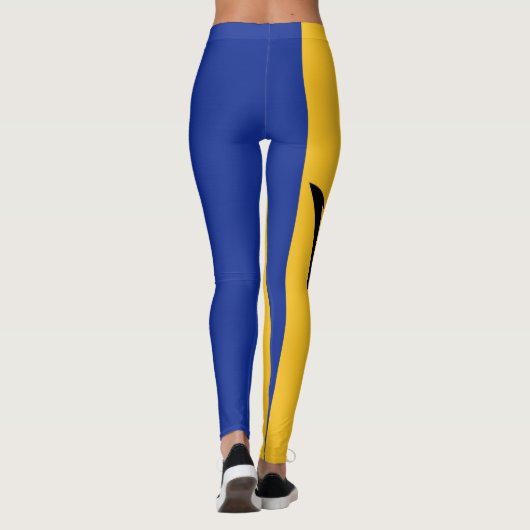 Leggings Drapeau de la Barbade Cool (Dos)