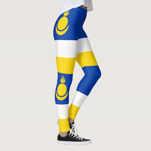 Leggings Drapeau de la Buryatia patriotique (Droite)