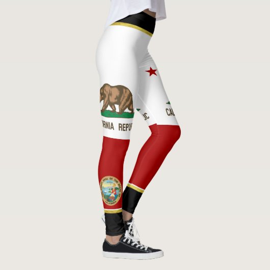 Leggings Drapeau de la Californie (Droite)