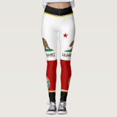 Leggings Drapeau de la Californie (Devant)