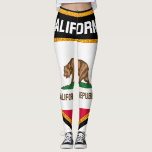 Leggings Drapeau de la Californie
