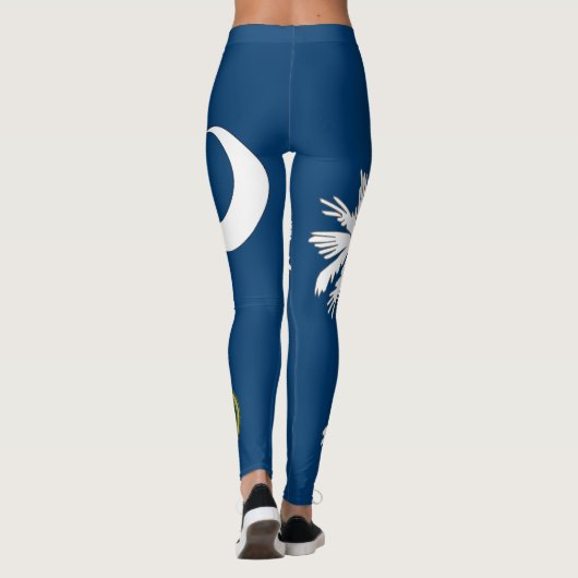 Leggings Drapeau de la Caroline du Sud (Dos)