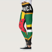 Leggings Drapeau de la Dominique (Gauche)
