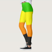 Leggings Drapeau de la Fierté Aromantique (Gauche)