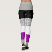 Leggings Drapeau de la Fierté Asexuel/Ace (Dos)