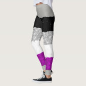 Leggings Drapeau de la Fierté Asexuel/Ace (Gauche)