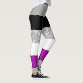 Leggings Drapeau de la Fierté Asexuel/Ace (Droite)