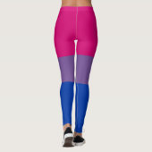 Leggings Drapeau de la fierté bisexuelle (Dos)