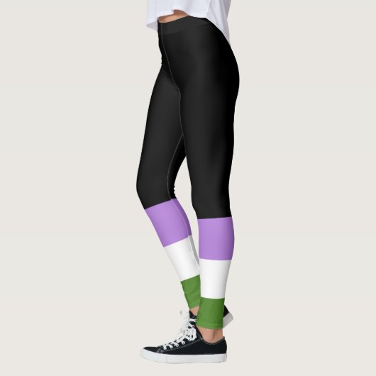 Leggings Drapeau de la fierté de genre (Gauche)