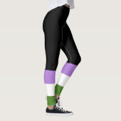 Leggings Drapeau de la fierté de genre (Droite)