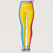 Leggings Drapeau de la fierté Pansexual (Devant)