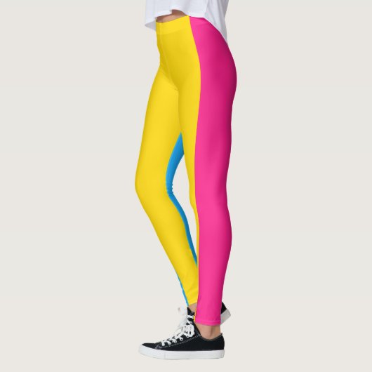 Leggings Drapeau de la fierté Pansexual (Gauche)