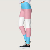 Leggings Drapeau de la fierté transgenre - LGBT Rainbow (Gauche)