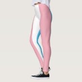 Leggings Drapeau de la fierté transgenre - LGBT Rainbow (Gauche)