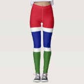 Leggings Drapeau de la Gambie (Devant)